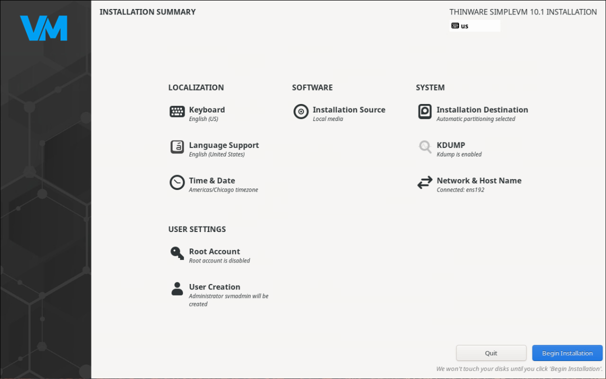 SimpleVM Screenshot 1